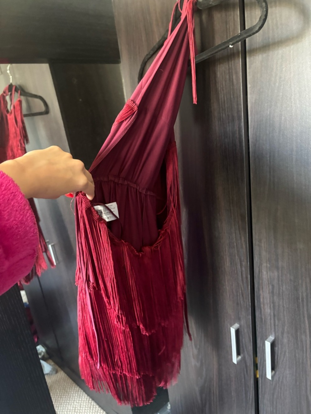 Red Fringe romper!!! - Picture 6 of 6